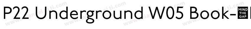 P22 Underground W05 Book字体转换